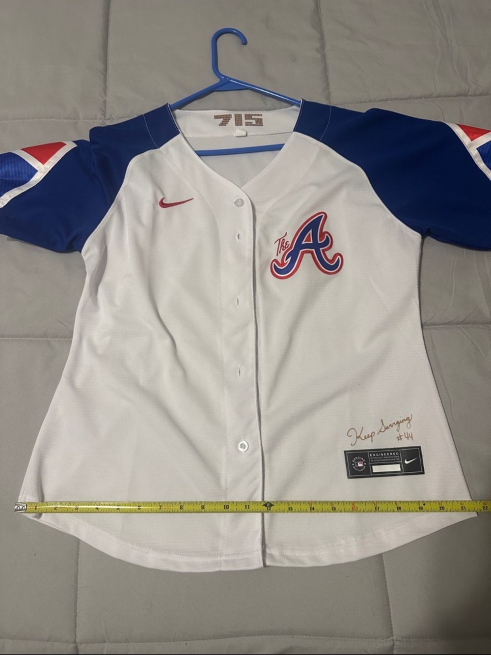 Nike Women's Large Atlanta Braves Jersey - City Connect - Picture 3 of 11